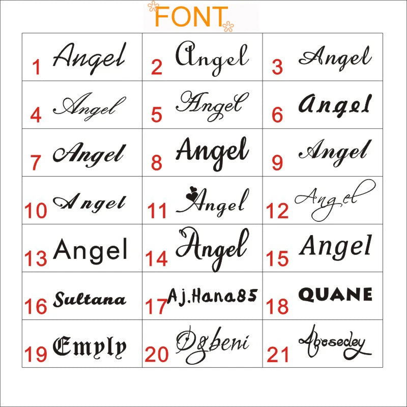 Personalized Custom Name Necklace Stainless Steel Hang Multiple Letter Pendant Chain