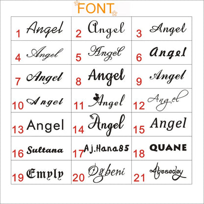 Personalized Custom Name Necklace Stainless Steel Hang Multiple Letter Pendant Chain