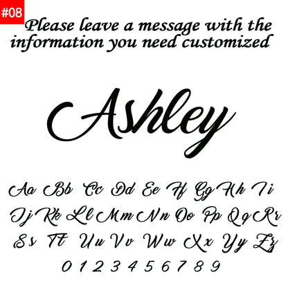 Customized Name Necklace for Women Mens Stainless Steel
