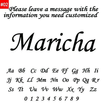 Customized Name Necklace for Women Mens Stainless Steel