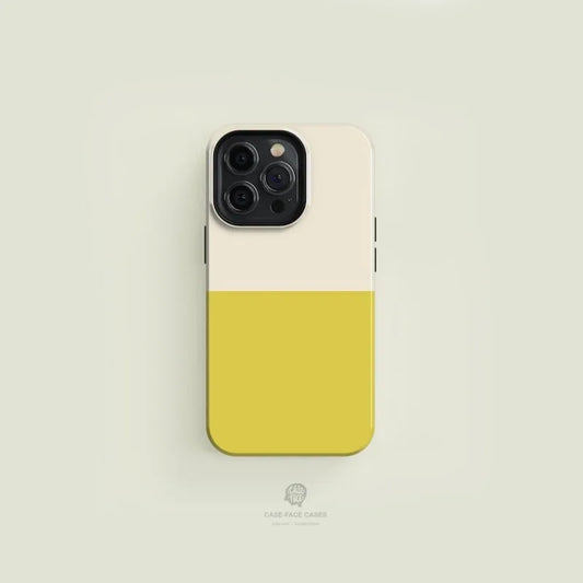 Bicoloured Yellow  Case For IPHONE