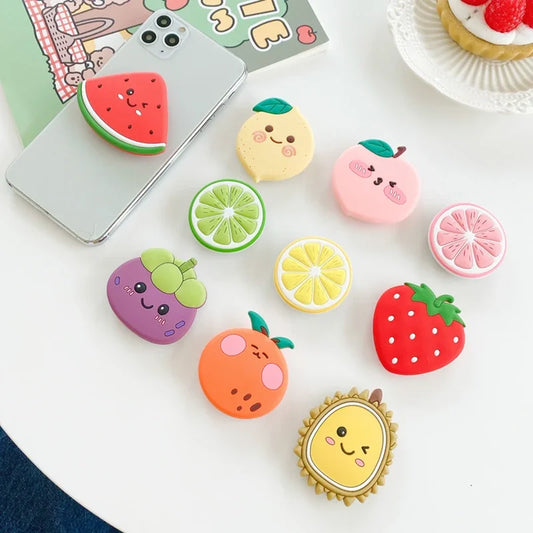 Fruit Strawberry Foldable Grip Phone Holder - Cover Crush