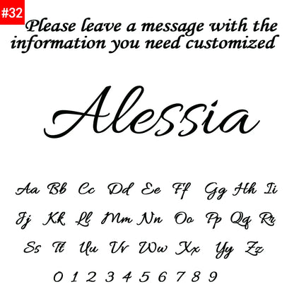 Customized Name Necklace for Women Mens Stainless Steel