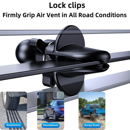 Pink Car Phone Holder Mount, Air Vent Clip Holder - Cover Crush