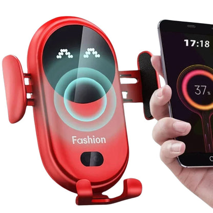 Wireless Charger Car Phone Holder Smart Infrared Sensor Air
