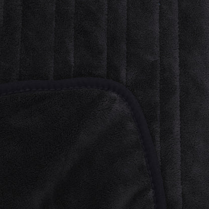 Home Luxury Heated Throw Dark Grey